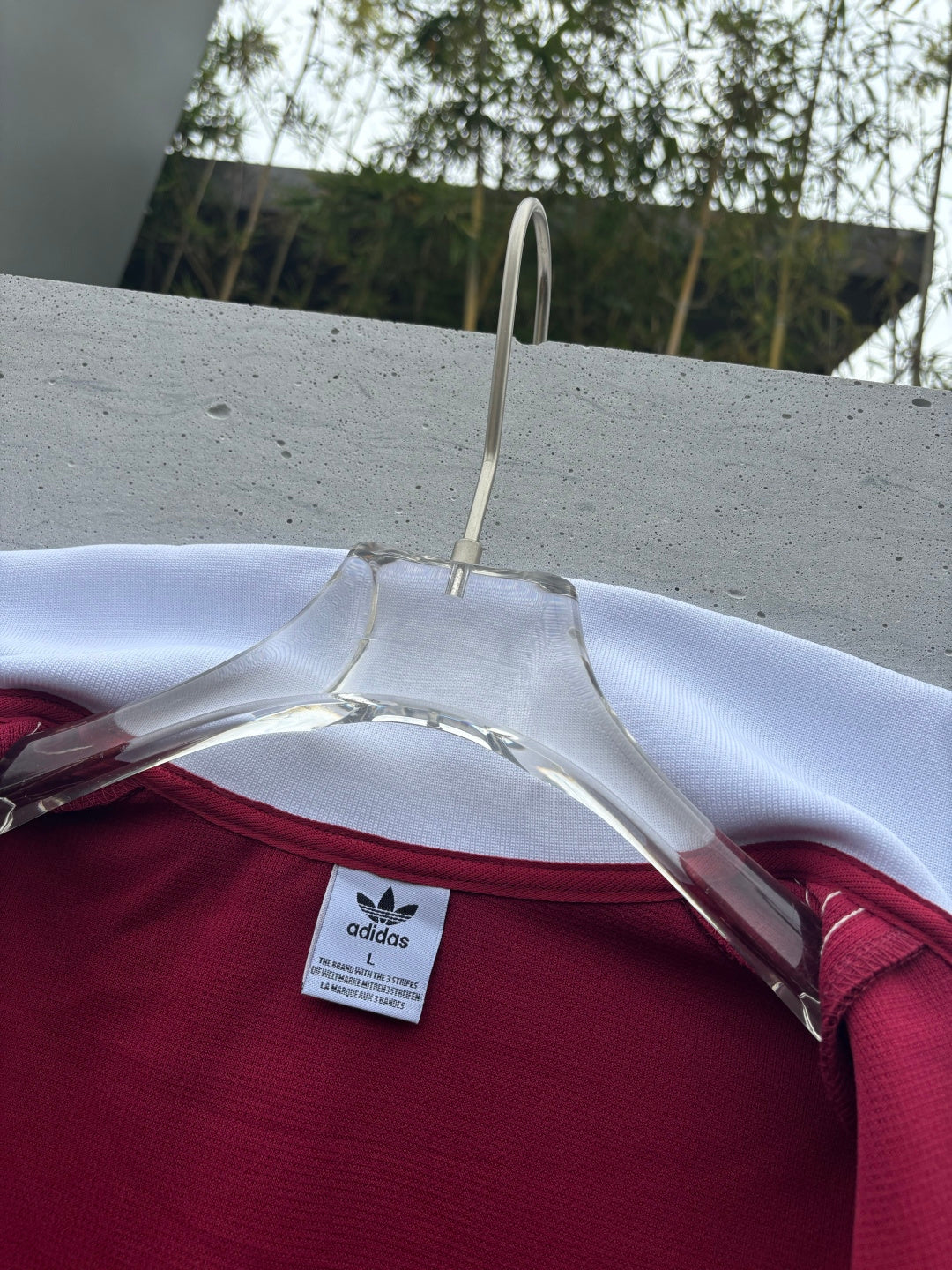 Adidas Originals Knit Track Top Rojo + Blanco
