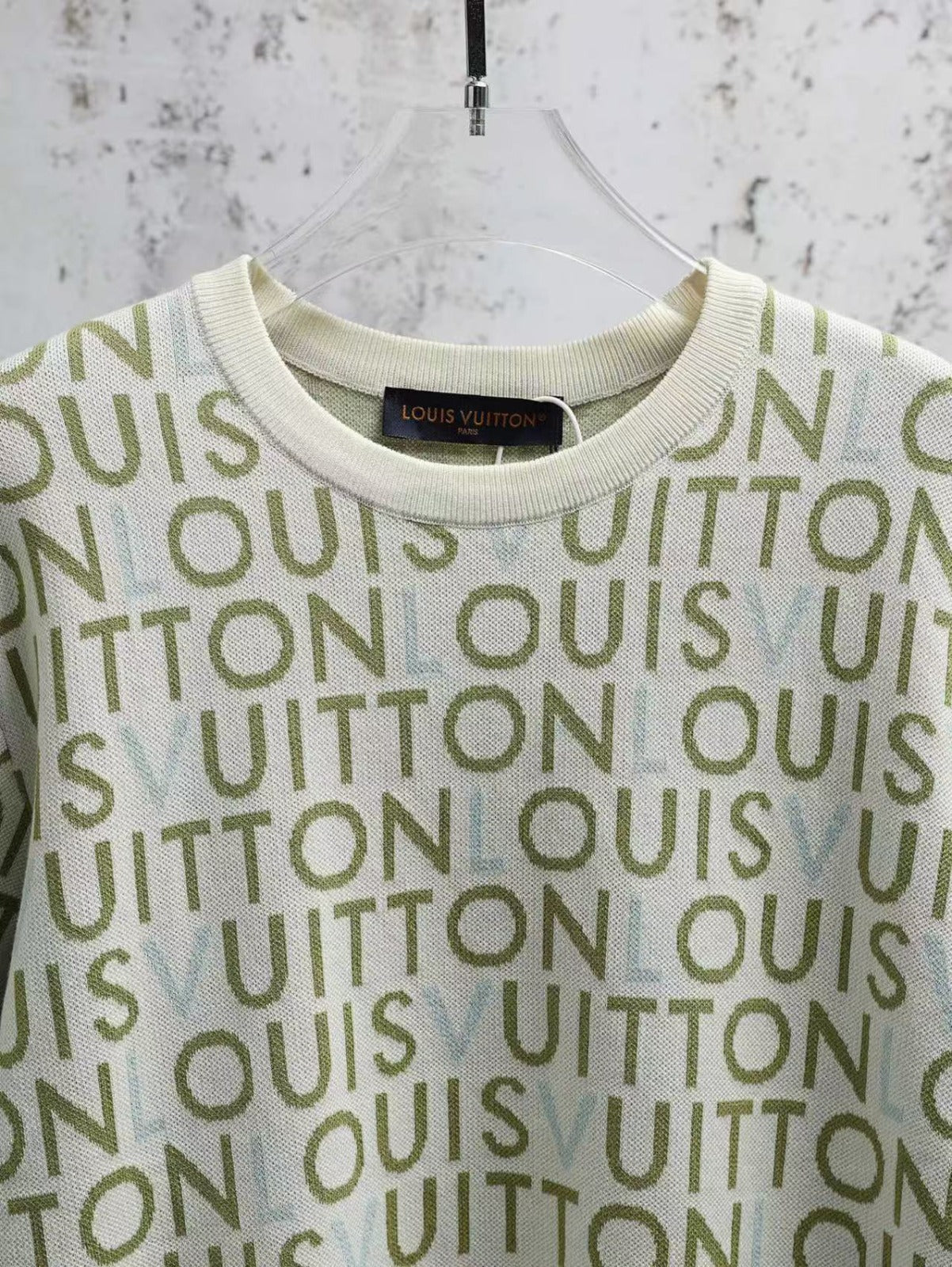 Camisola manga curta LV Louis Vuitton Monograma
