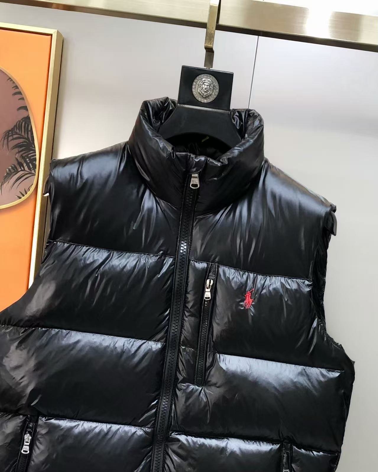 Ralph Lauren feathered vest (shiny)