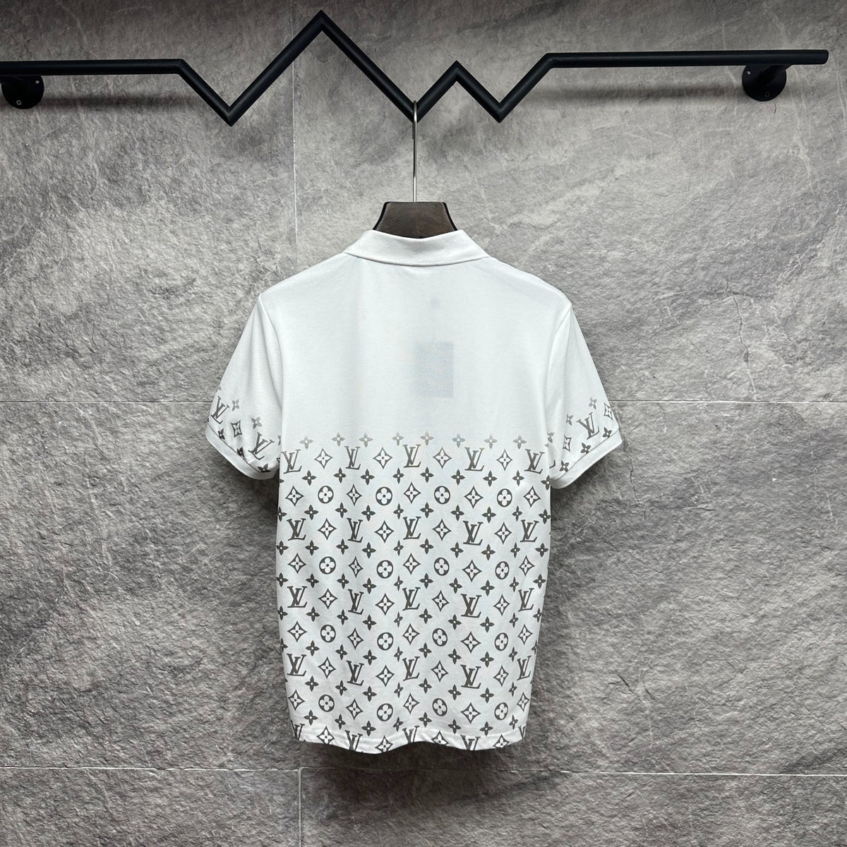 Gradient monogram printed LV Louis Vuitton polo