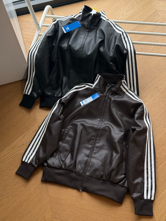 Adidas Originals Pleather 3S Track Top