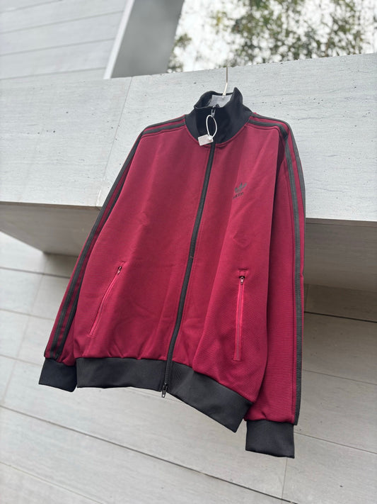 Adidas Originals Knit Track Top Bordeaux + Preto