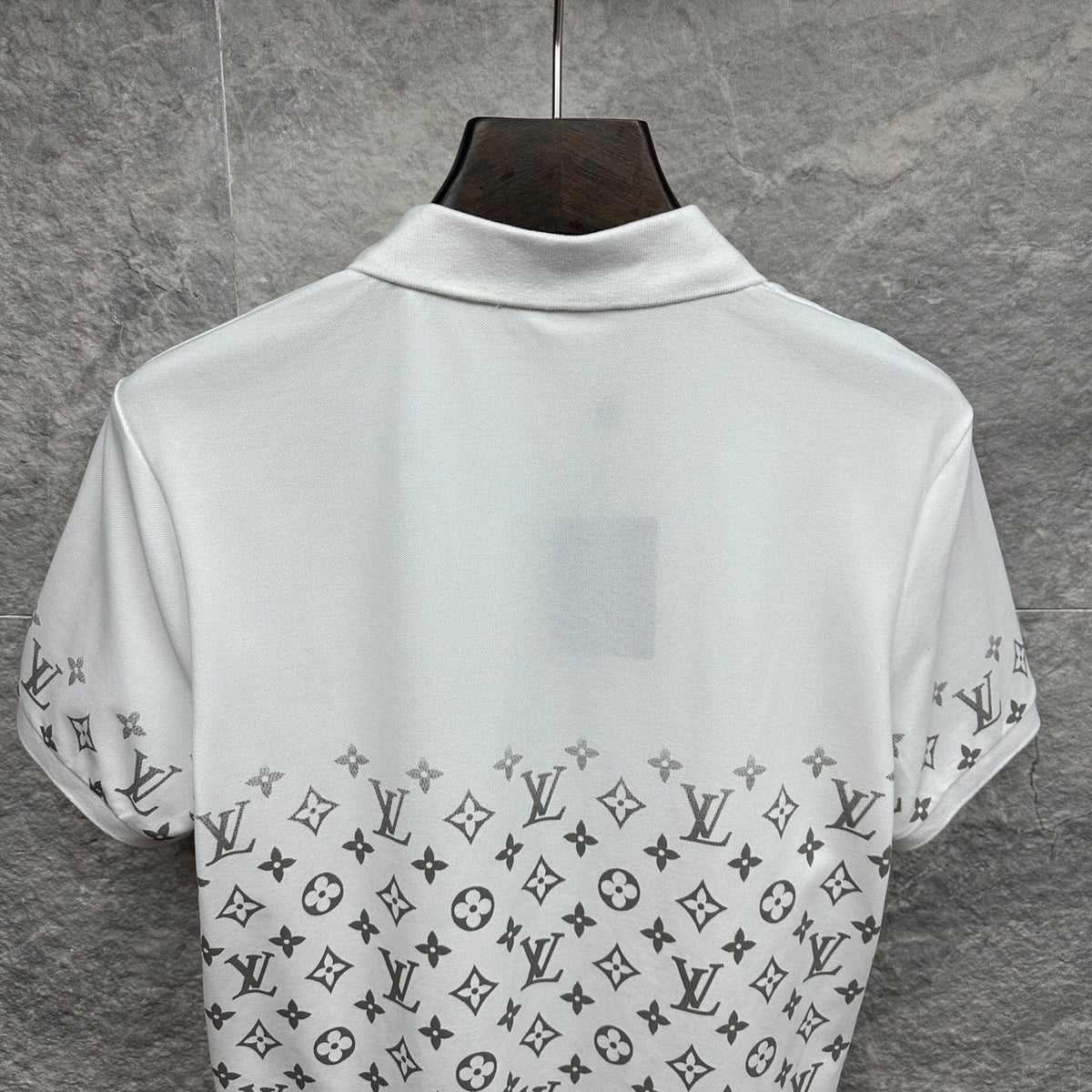 Gradient monogram printed LV Louis Vuitton polo