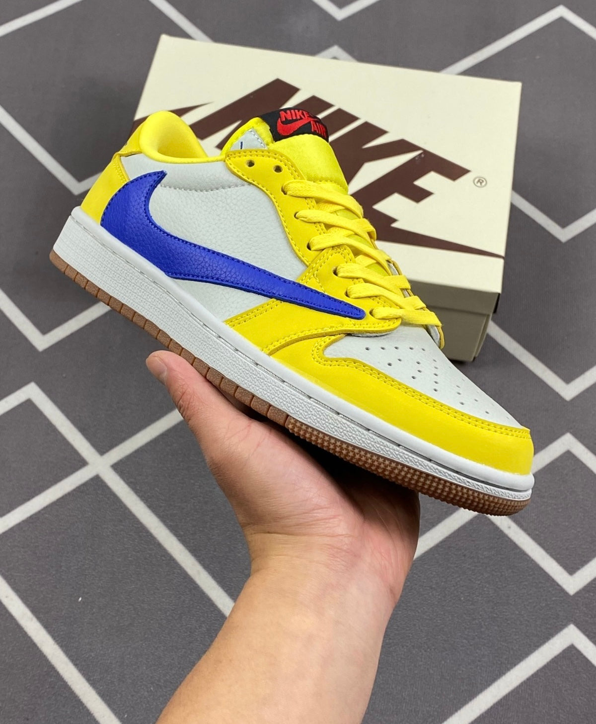 Nike Air Jordan 1 Retro Low OG SP "Canary" x Travis Scott
