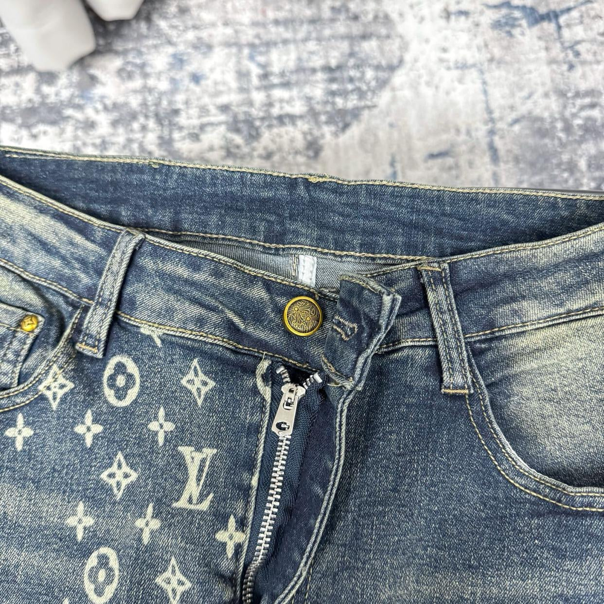 Calça de ganga LV Louis Vuitton slim fit