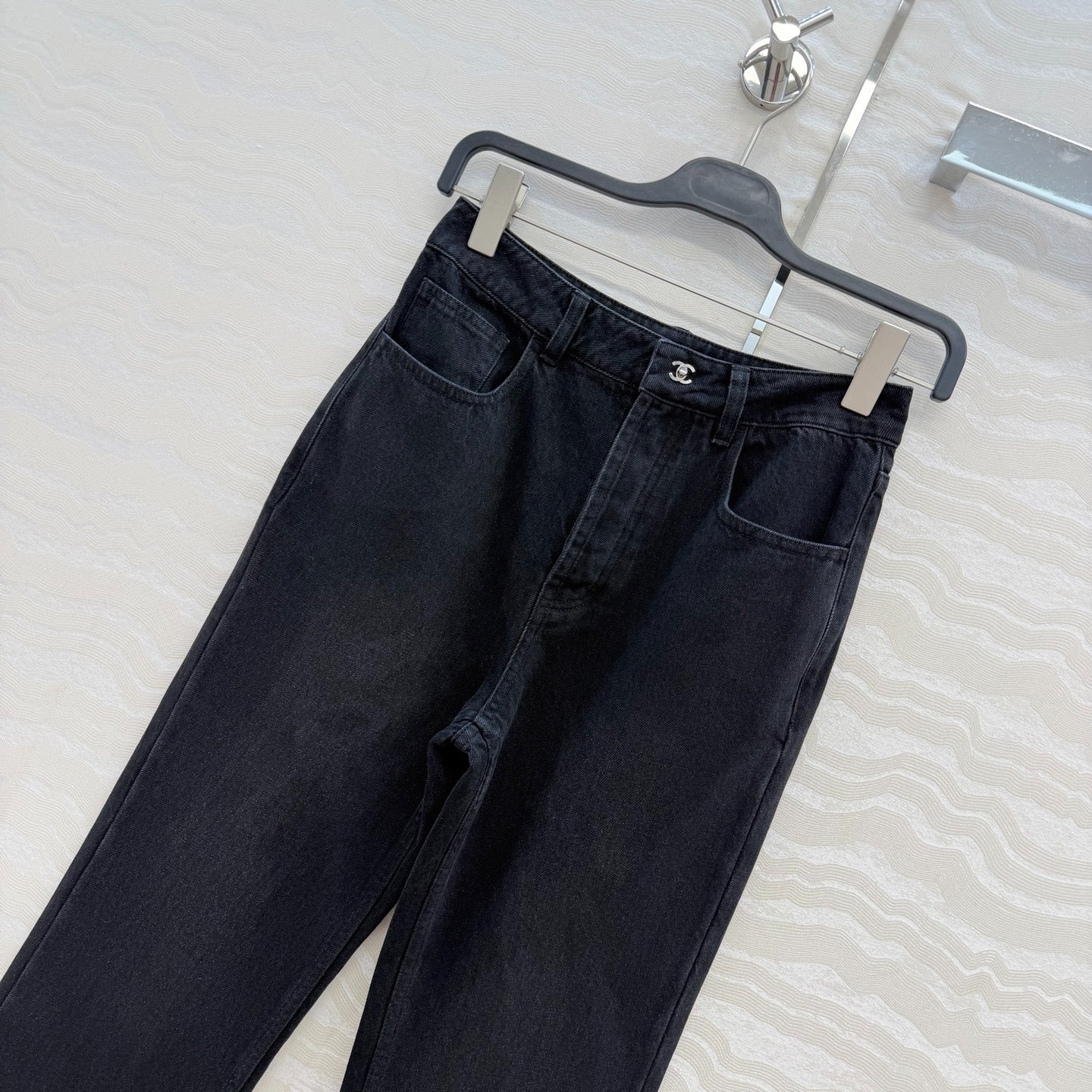 Calça de ganga Chanel