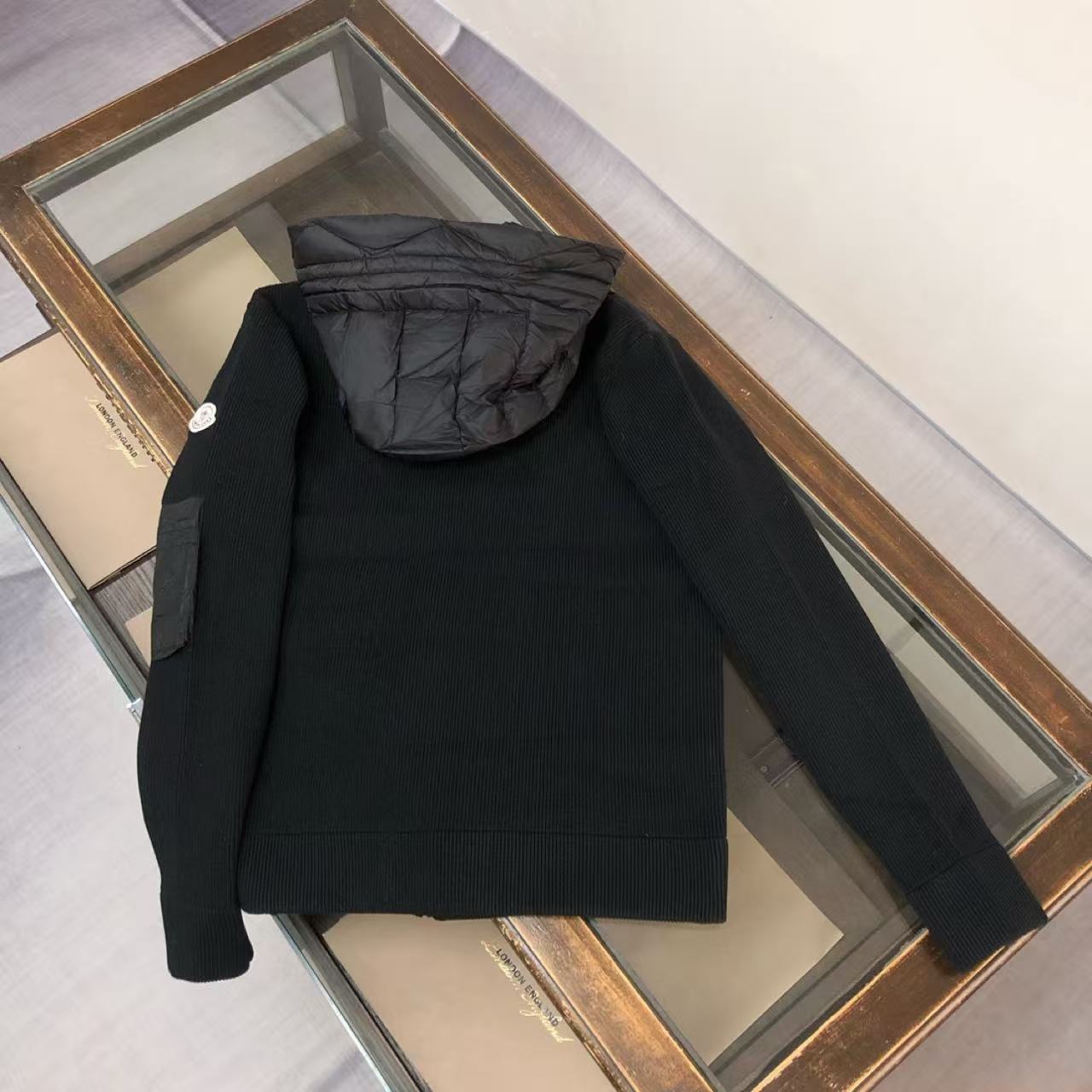 Moncler quilted hoodie