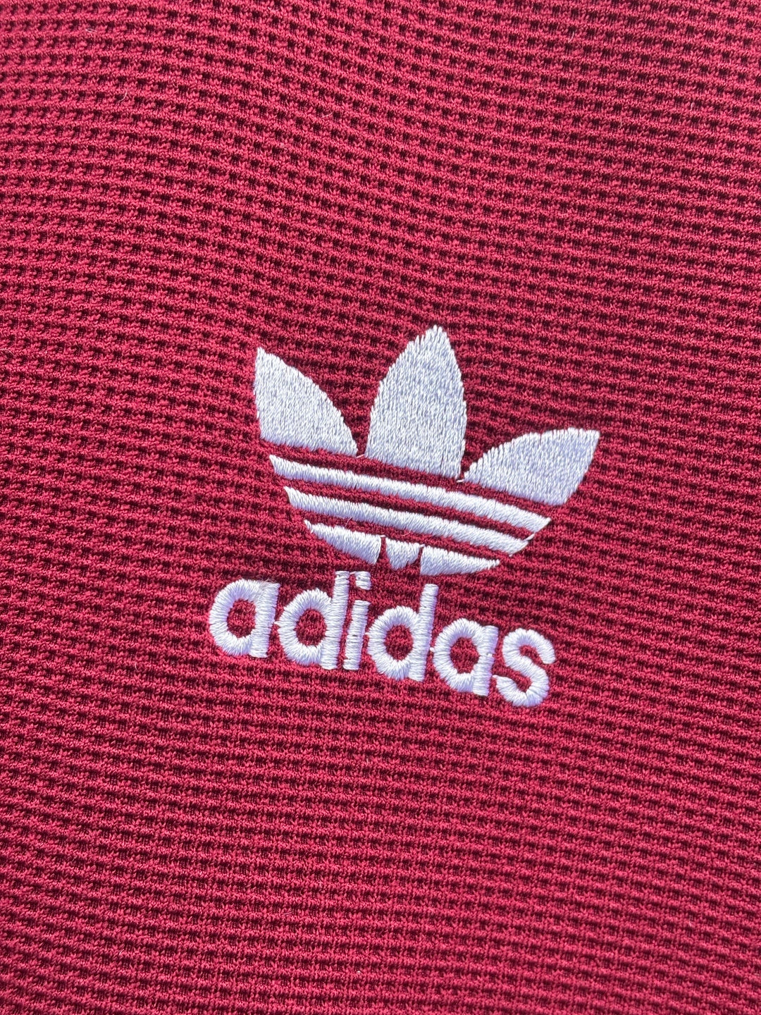 Adidas Originals Knit Track Top Rojo + Blanco