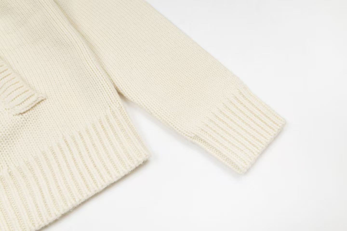 Casaco LV Louis Vuitton Zipped Intarsia Track Top em lã