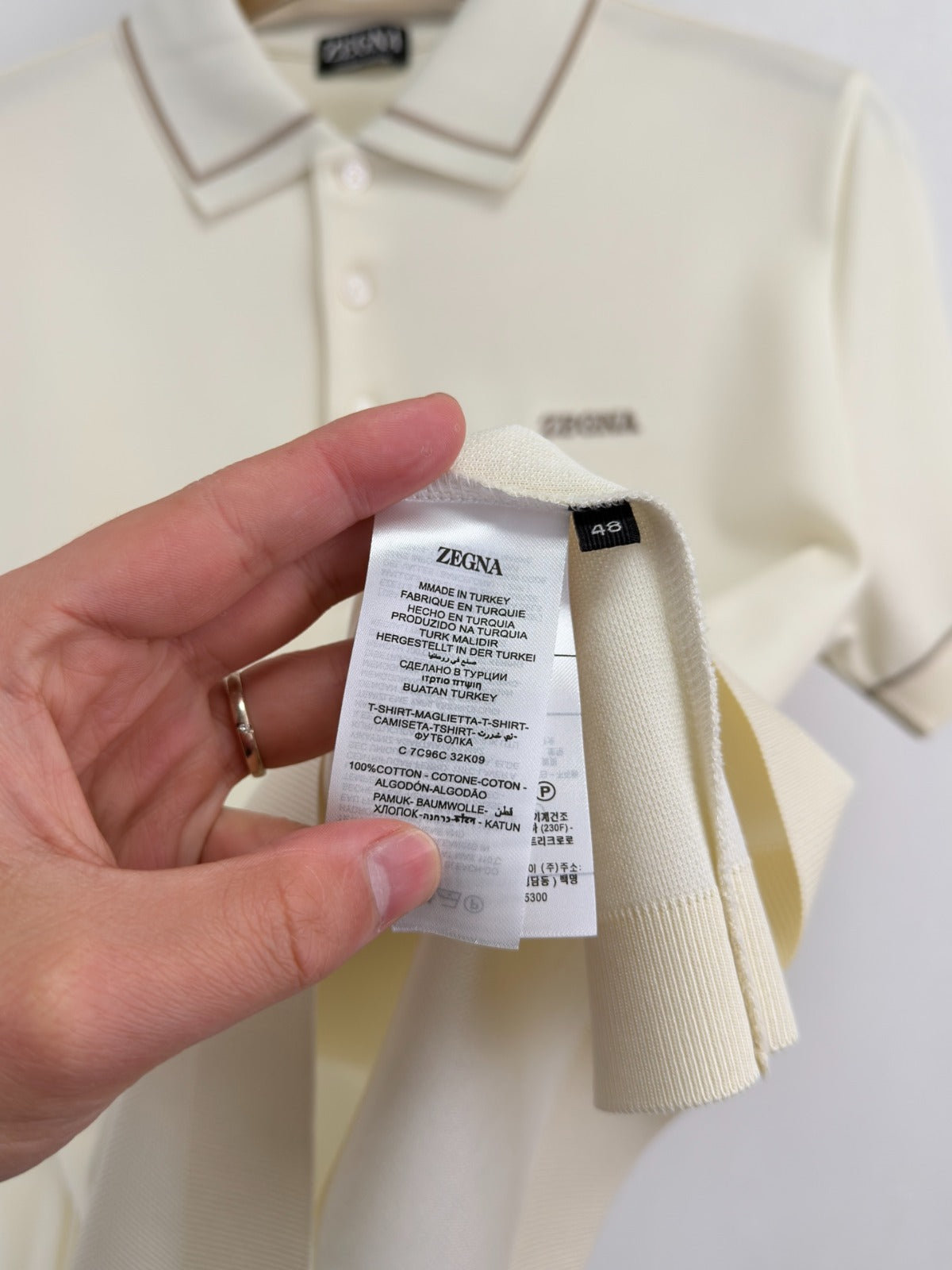 Zegna 100% cotton Polo shirt