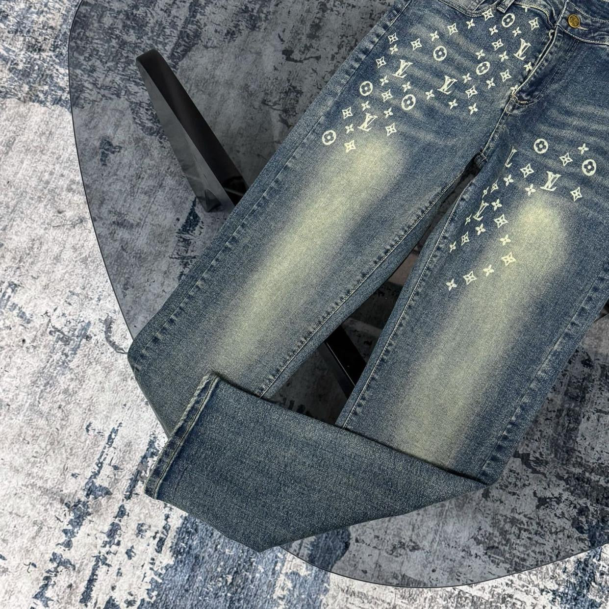 Calça de ganga LV Louis Vuitton slim fit