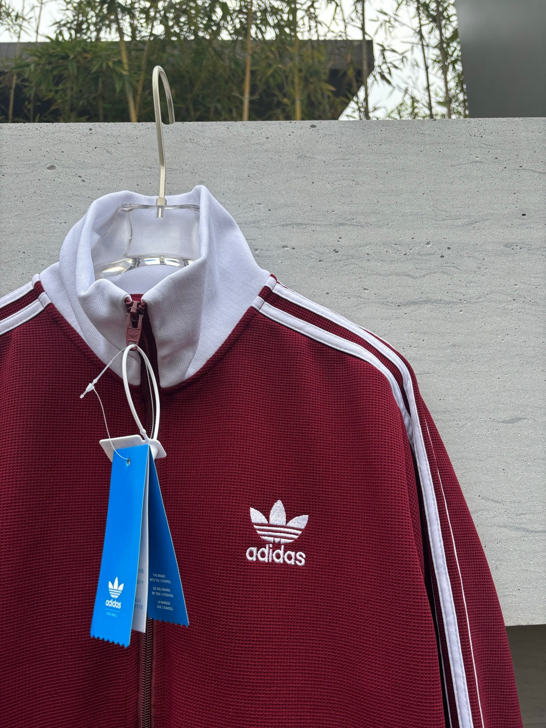 Adidas Originals Knit Track Top Rojo + Blanco