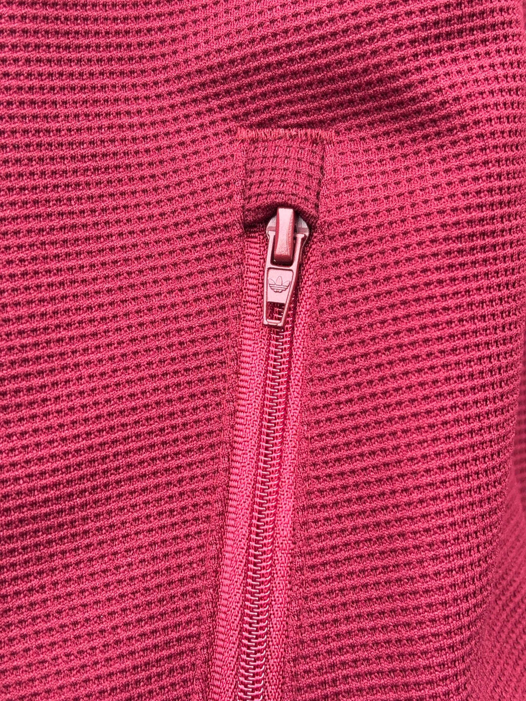 Adidas Originals Campera de punto Burdeos + Negro