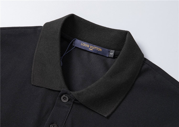 Gradient monogram printed LV Louis Vuitton polo