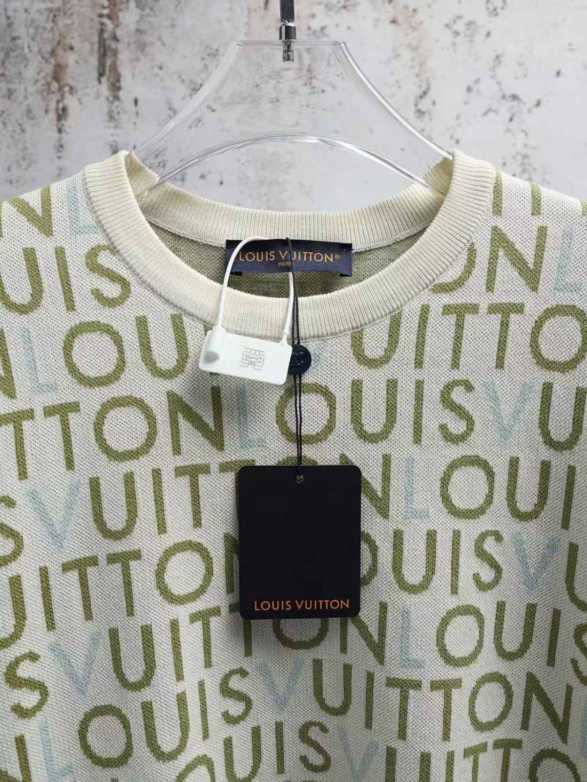 Camisola manga curta LV Louis Vuitton Monograma