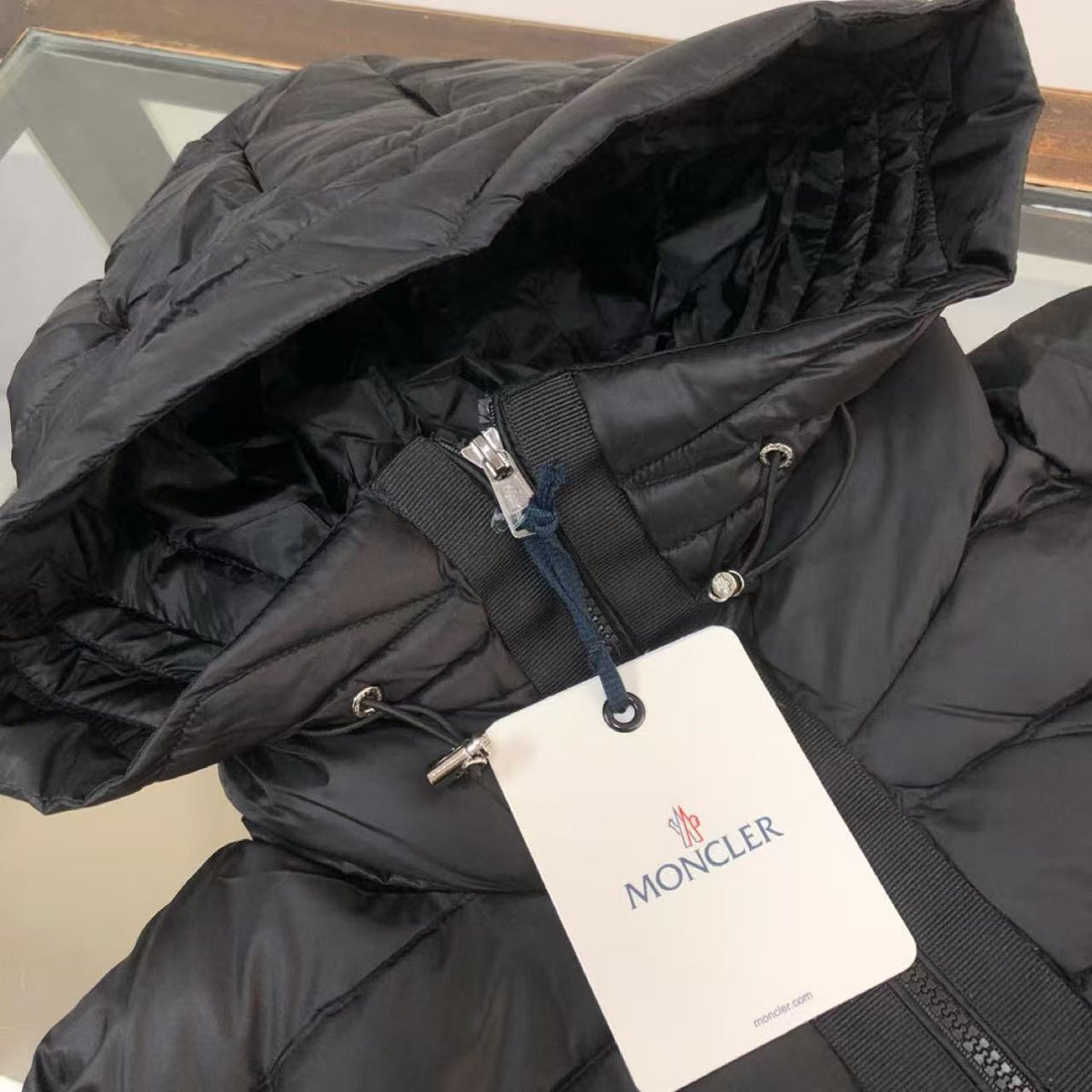 Moncler quilted hoodie