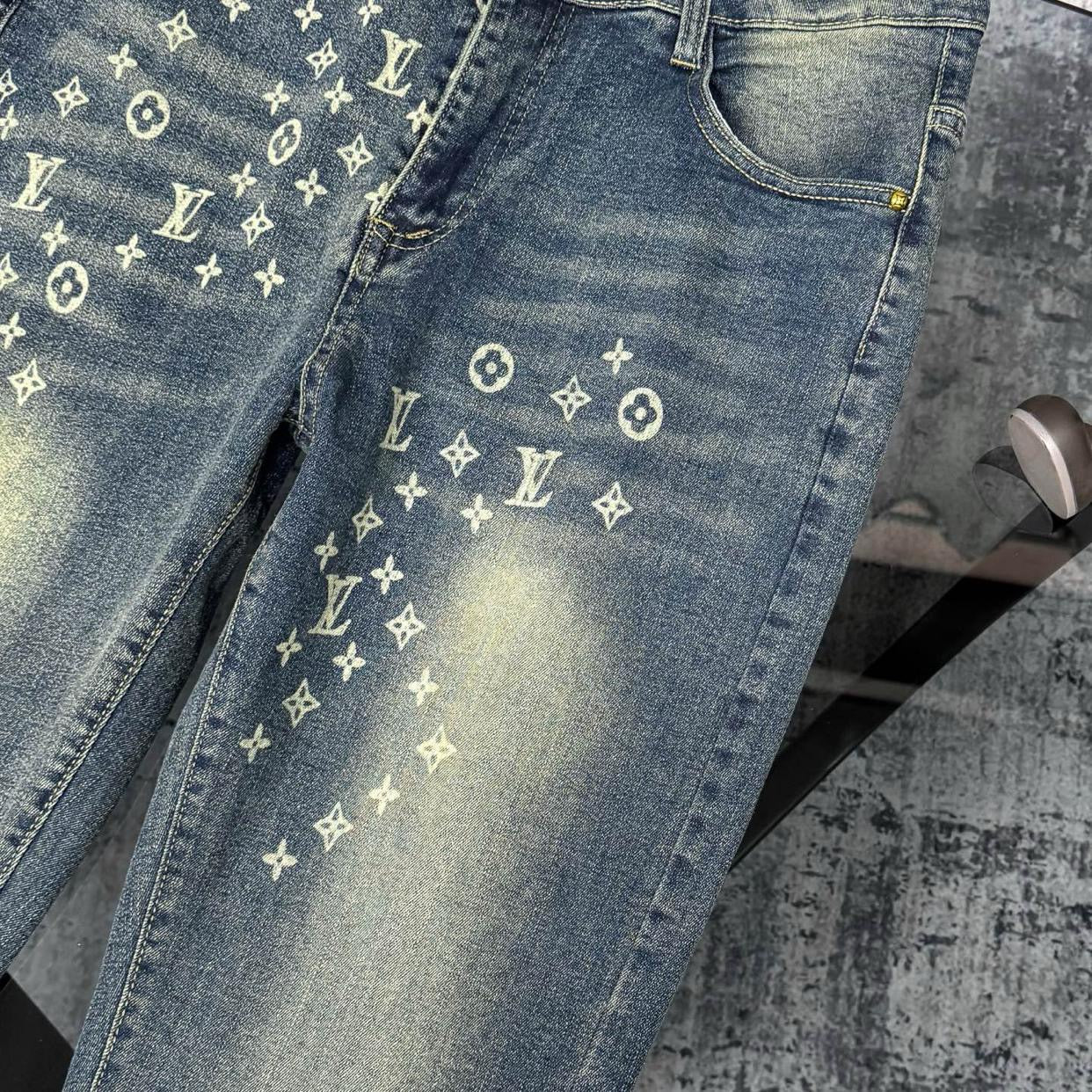 Calça de ganga LV Louis Vuitton slim fit