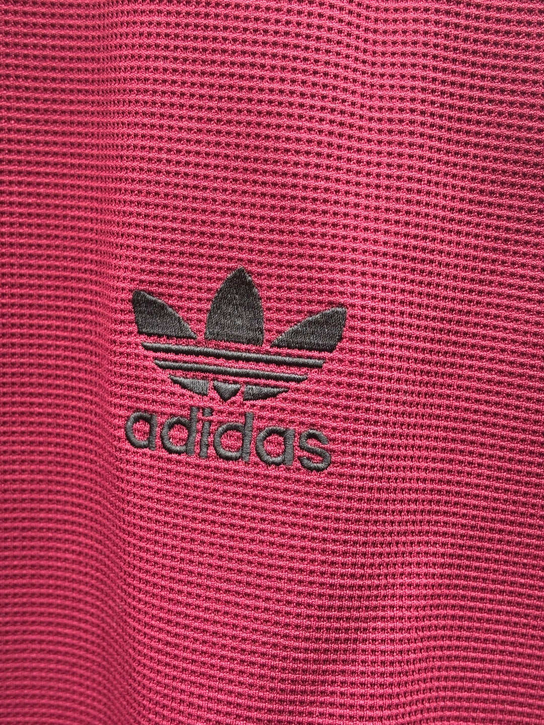 Adidas Originals Campera de punto Burdeos + Negro
