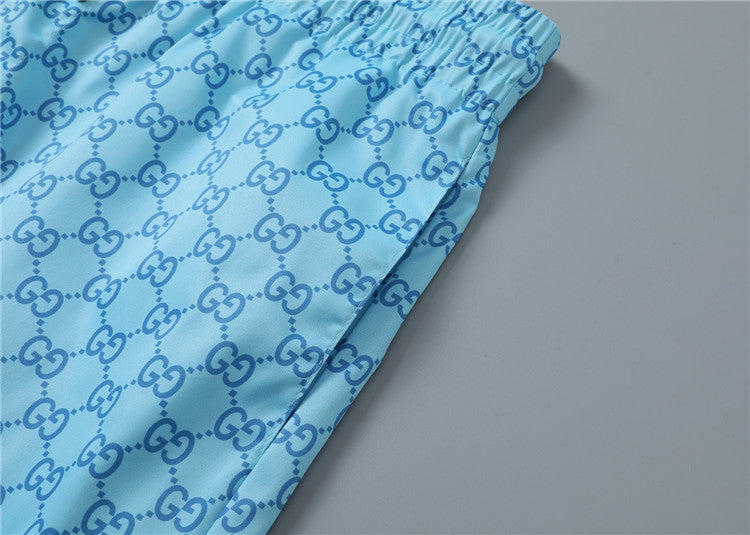 Calção Gucci Printed Poplin Tech