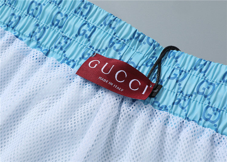 Calção Gucci Printed Poplin Tech