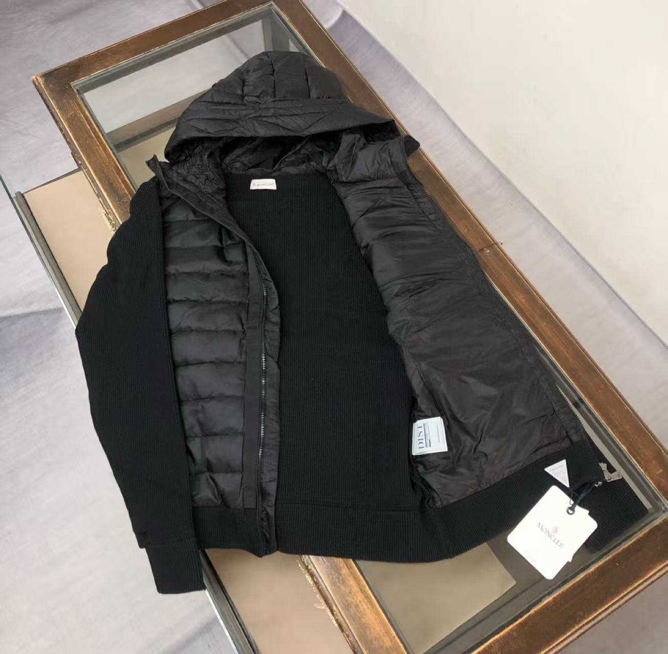 Moncler quilted hoodie