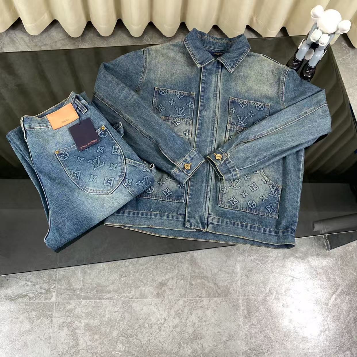 Conjunto LV Louis Vuitton Denim