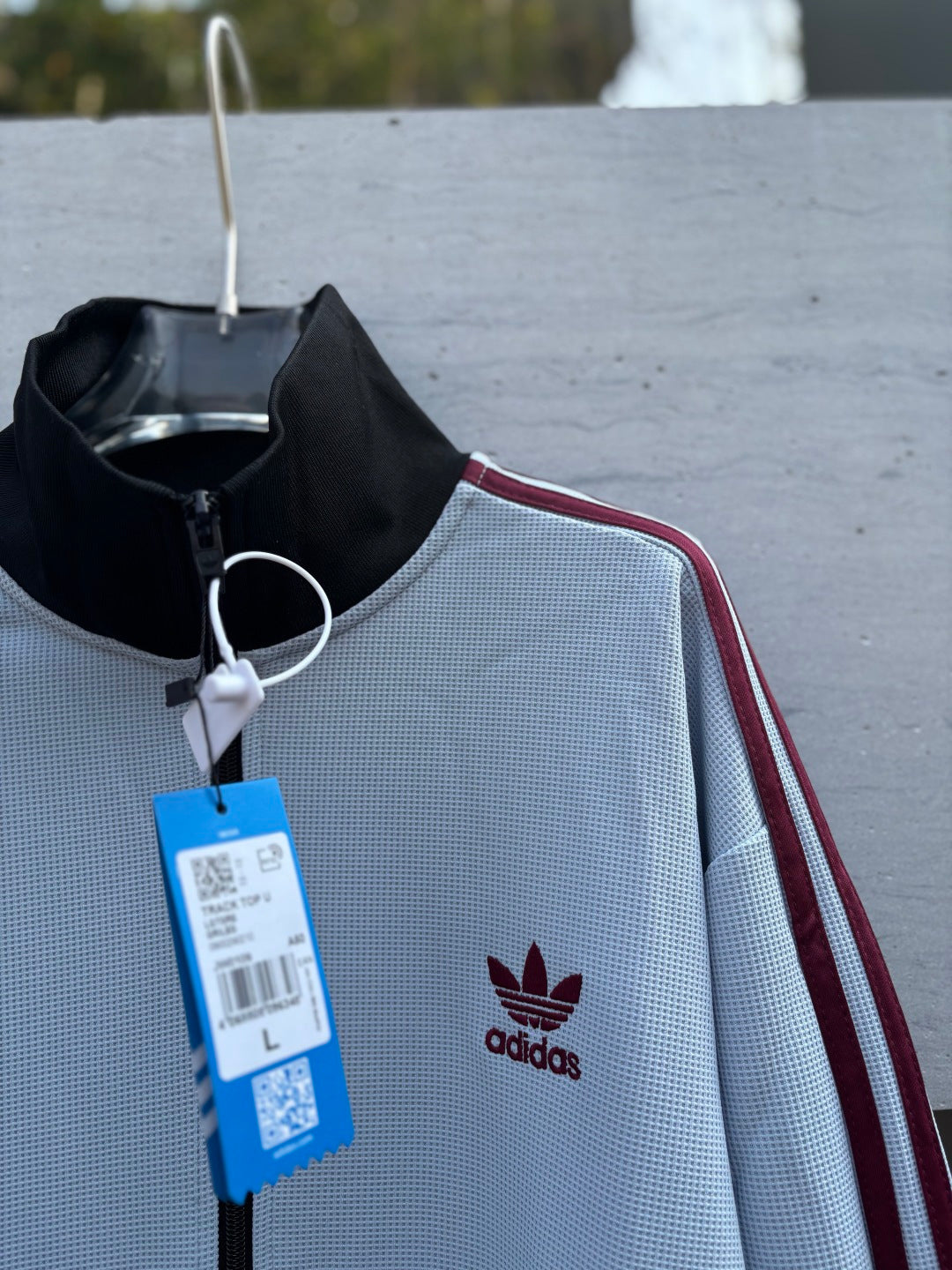 Adidas Originals Knit Track Top Azul + Negro + Burdeos