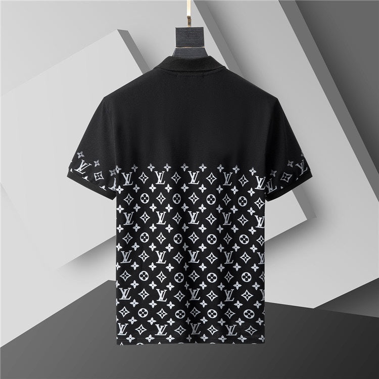 Gradient monogram printed LV Louis Vuitton polo