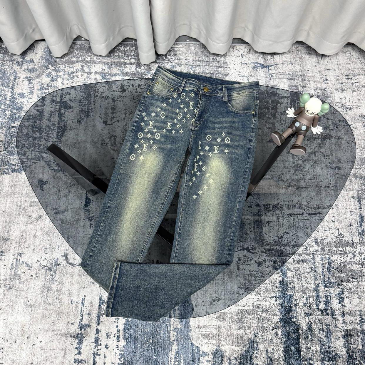 Calça de ganga LV Louis Vuitton slim fit