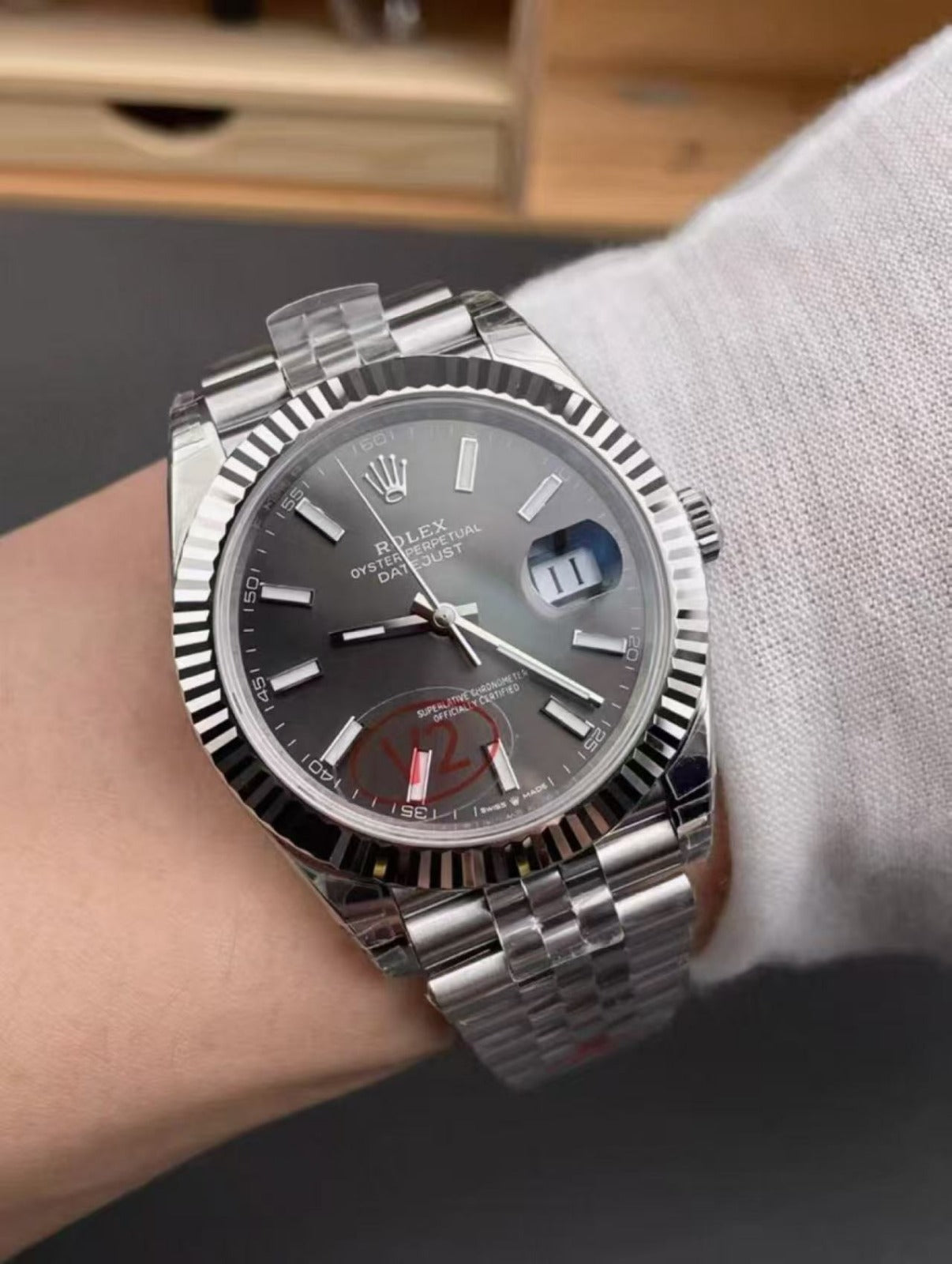 Relógio Rolex Datejust 41 em aço Oystersteel