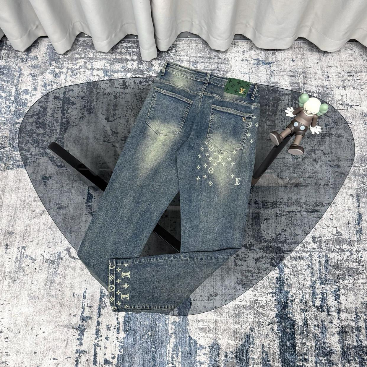 Calça de ganga LV Louis Vuitton slim fit