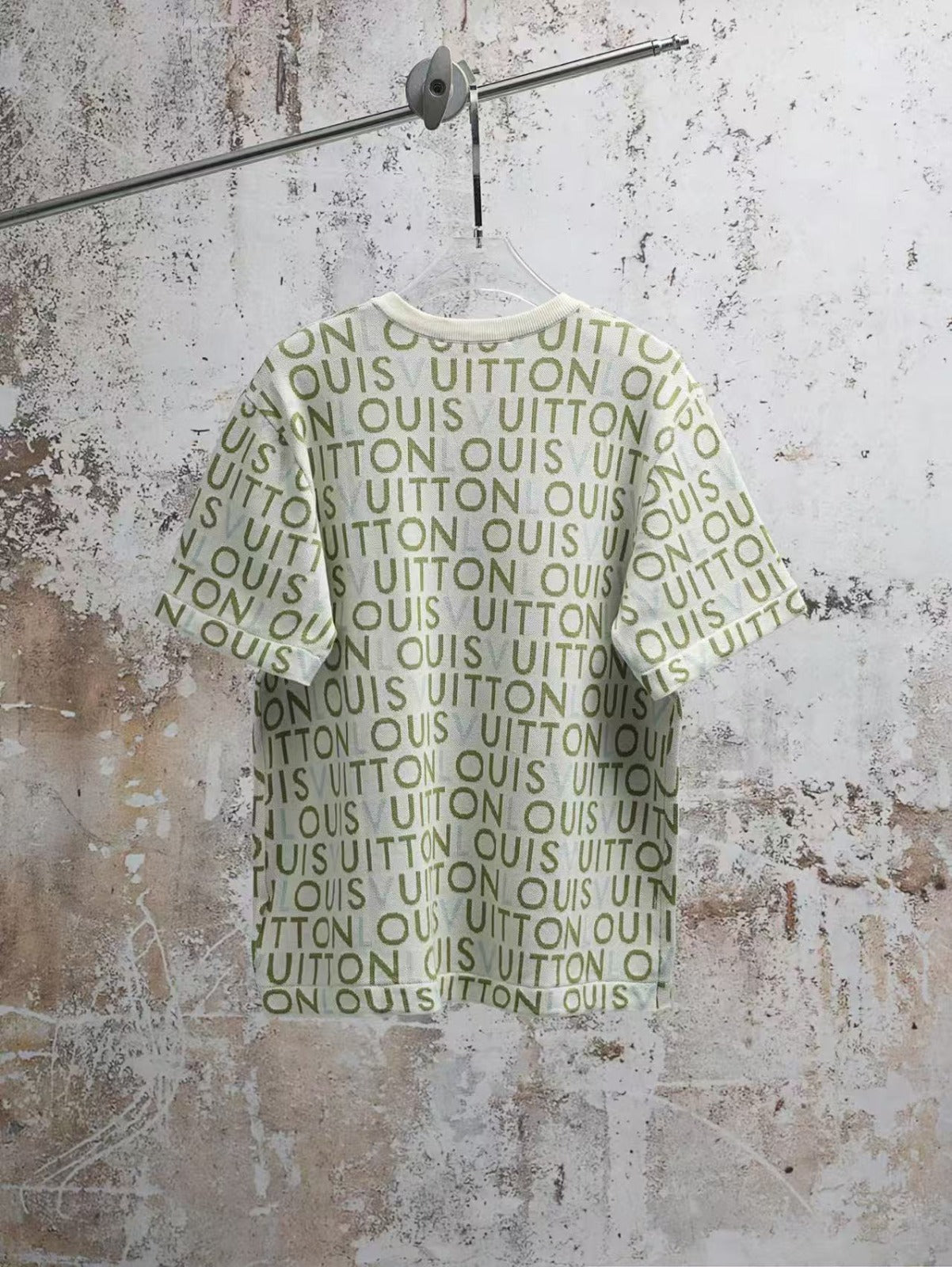 Camisola manga curta LV Louis Vuitton Monograma