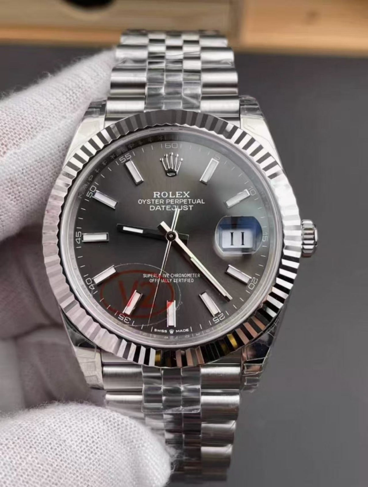 Relógio Rolex Datejust 41 em aço Oystersteel