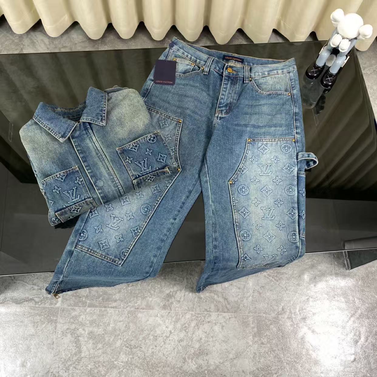 Conjunto LV Louis Vuitton Denim