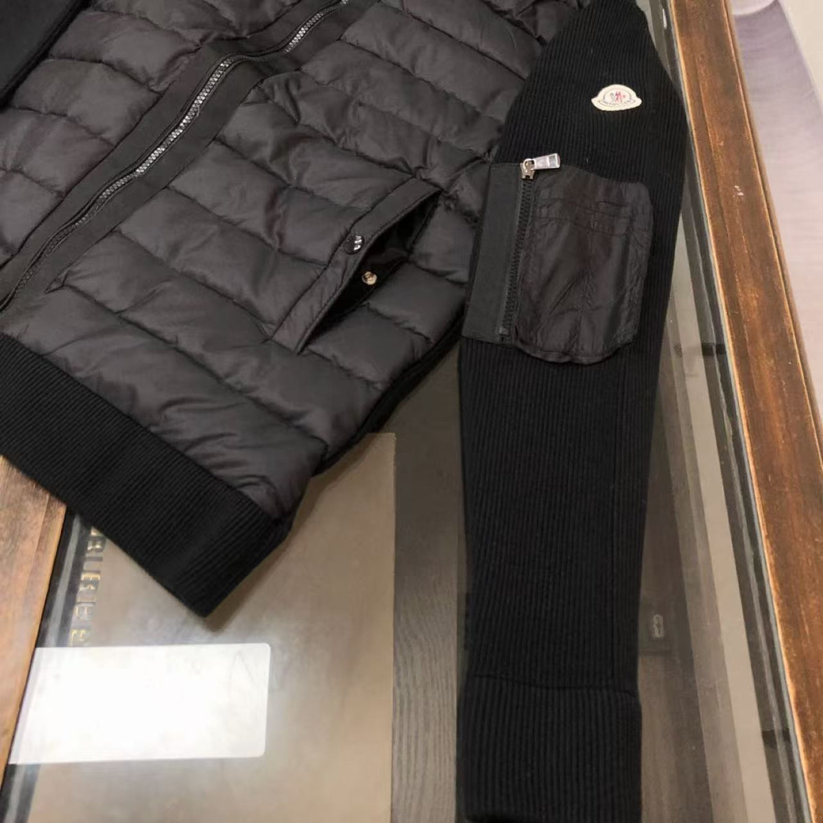Moncler quilted hoodie