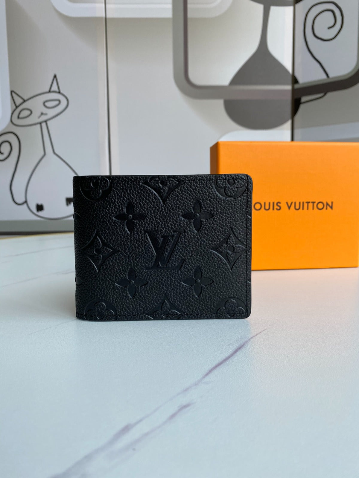 Carteira em pele LV Louis Vuitton