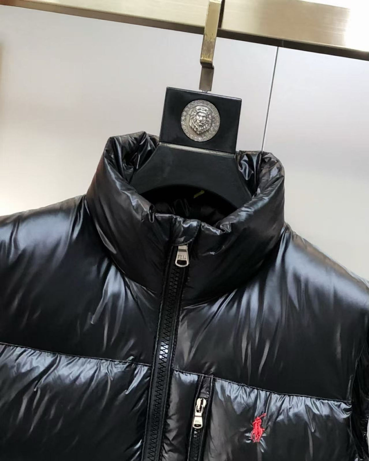 Ralph Lauren feathered vest (shiny)