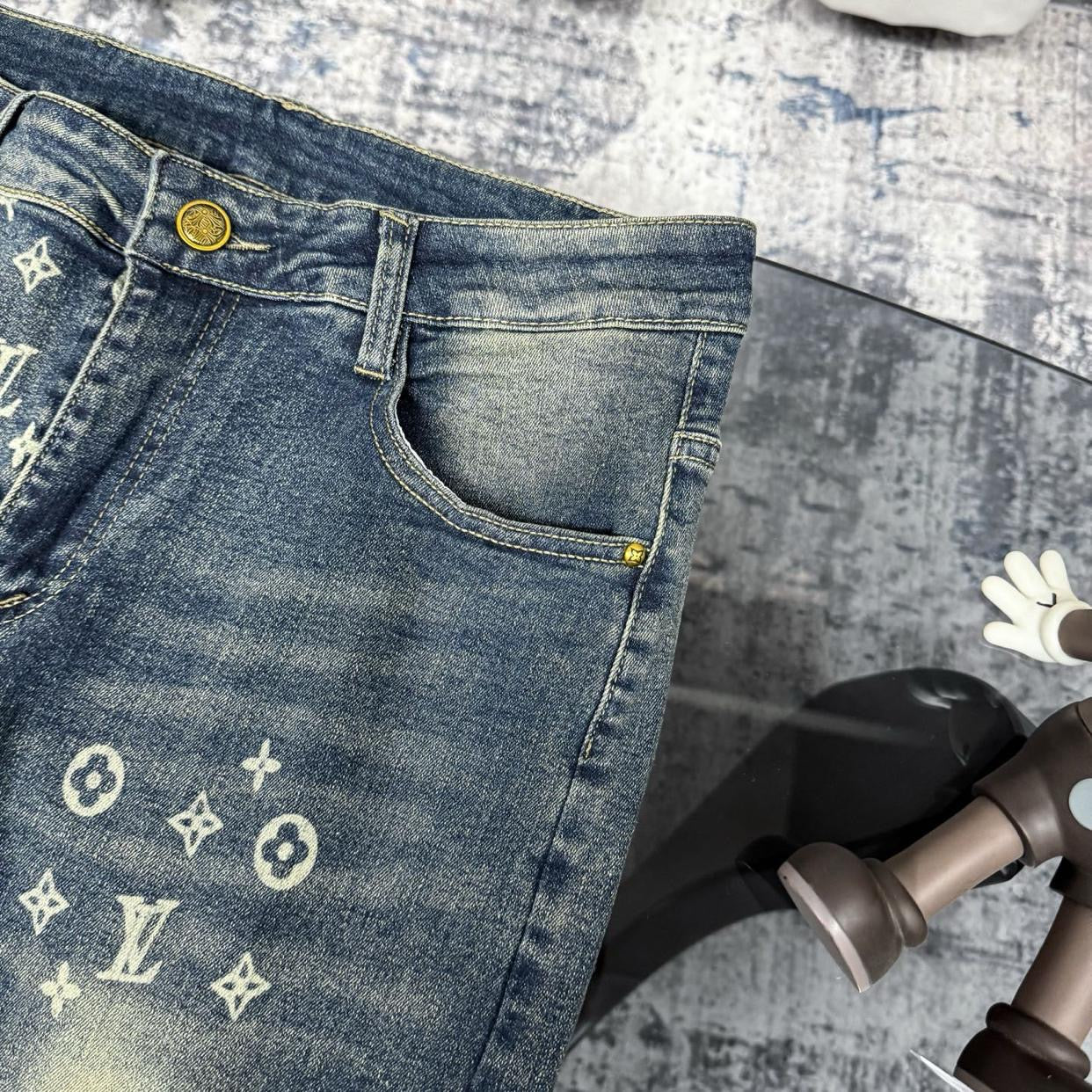 Calça de ganga LV Louis Vuitton slim fit
