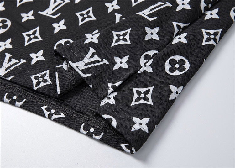 Gradient monogram printed LV Louis Vuitton polo