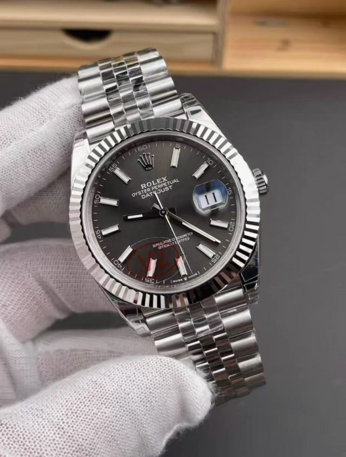 Relógio Rolex Datejust 41 em aço Oystersteel
