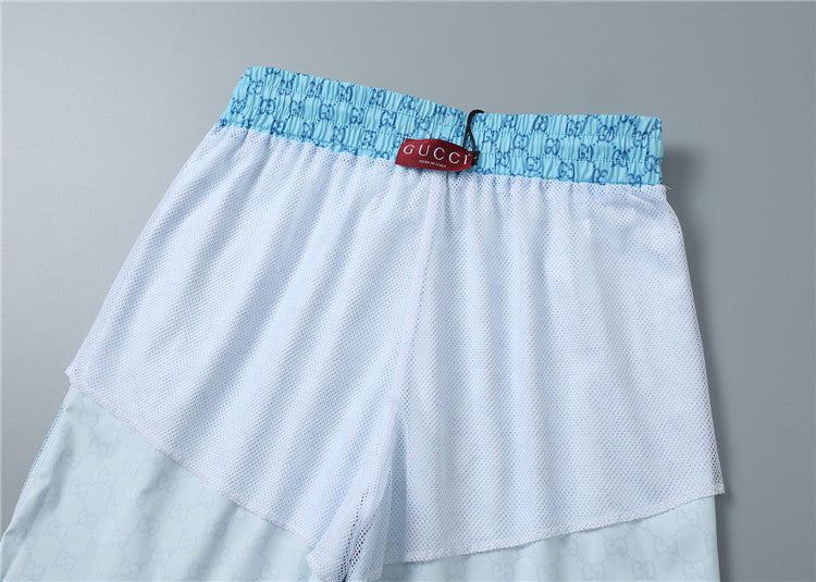 Calção Gucci Printed Poplin Tech