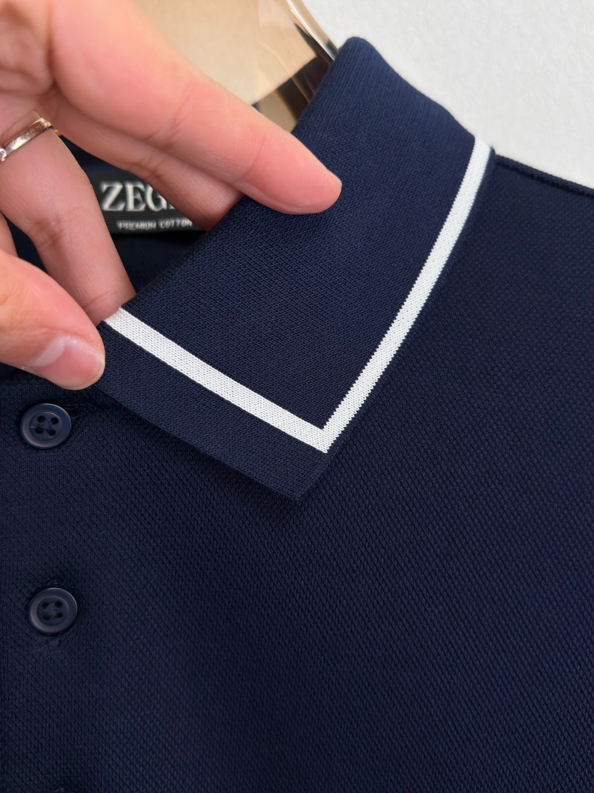 Zegna 100% cotton Polo shirt