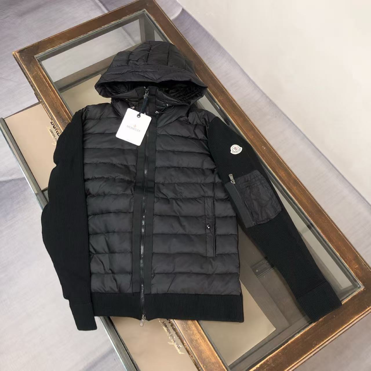 Moncler quilted hoodie