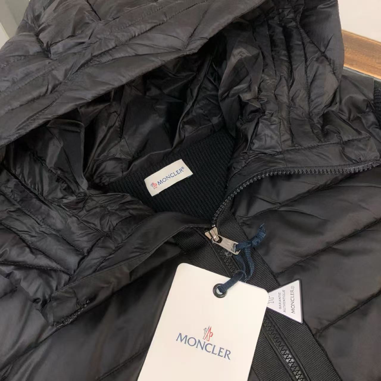 Moncler quilted hoodie