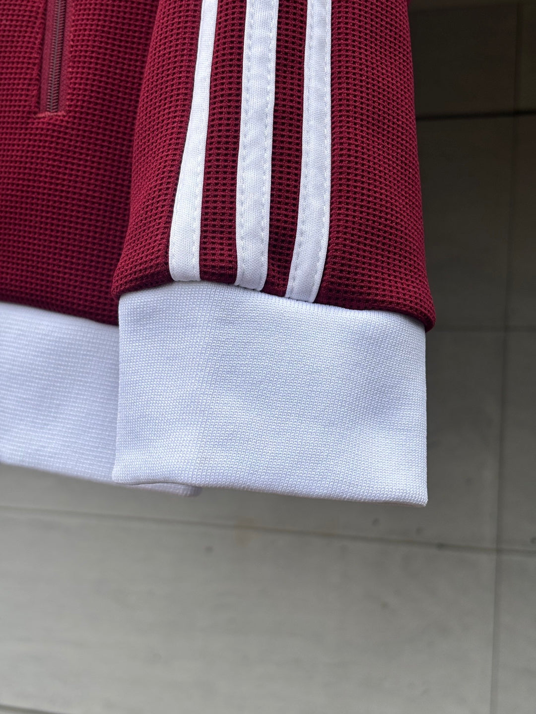Adidas Originals Knit Track Top Rojo + Blanco