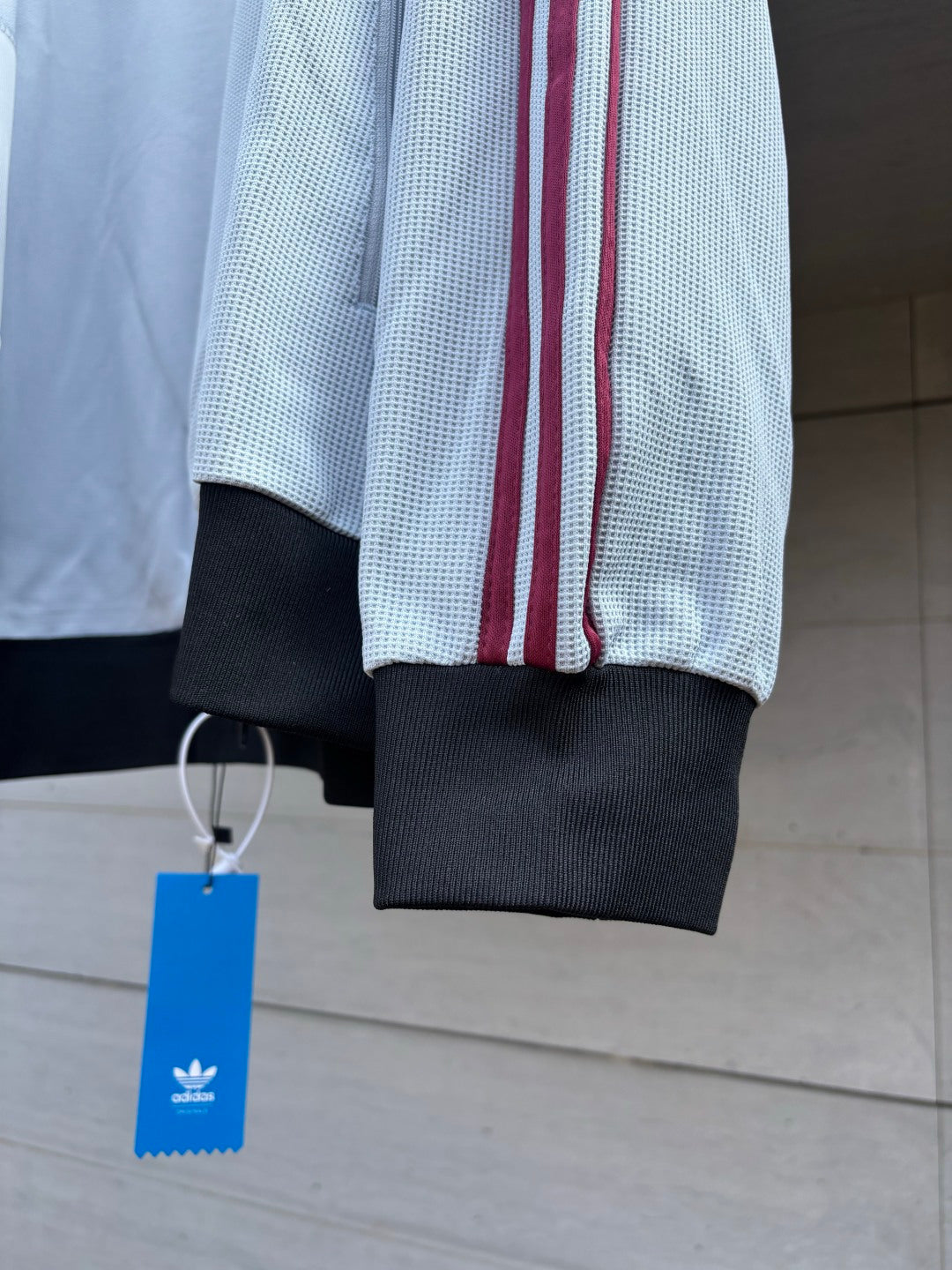 Adidas Originals Knit Track Top Azul + Negro + Burdeos