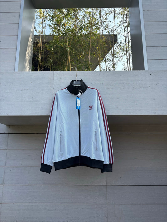 Adidas Originals Knit Track Top Azul + Preto + Bordeaux