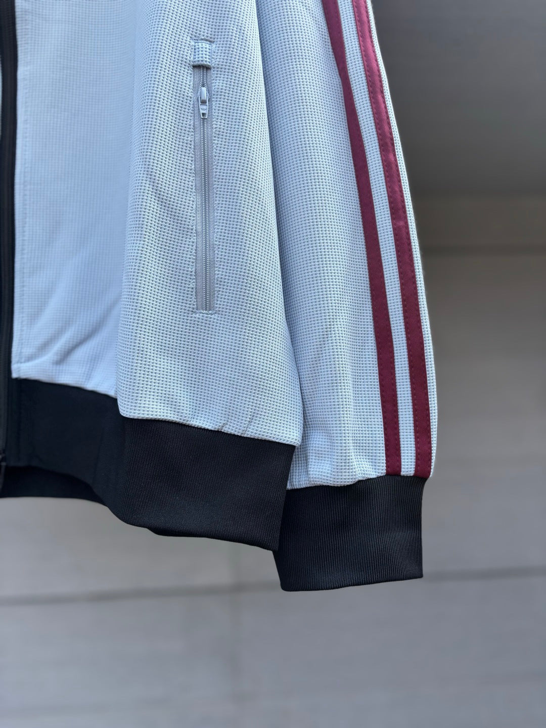 Adidas Originals Knit Track Top Azul + Negro + Burdeos