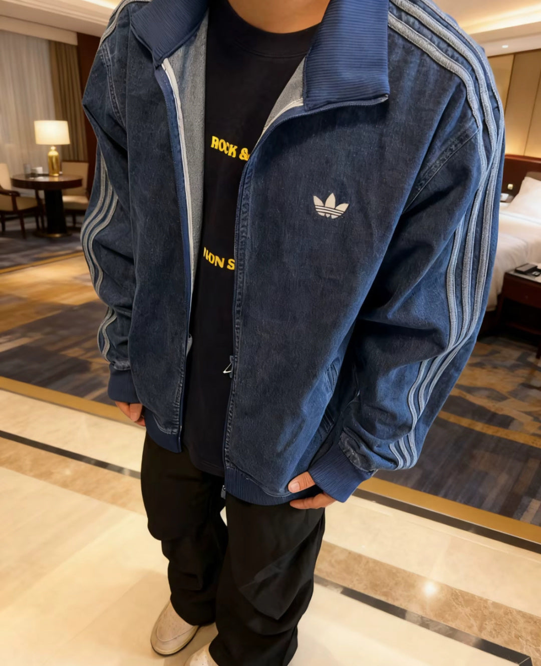 Casaco Adidas Adicolor Denim Firebird Originals