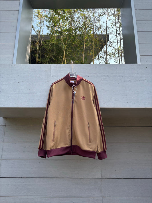 Adidas Originals Knit Track Top Bege + Bordeaux